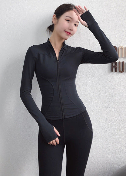 Long-sleeved Top Zipper