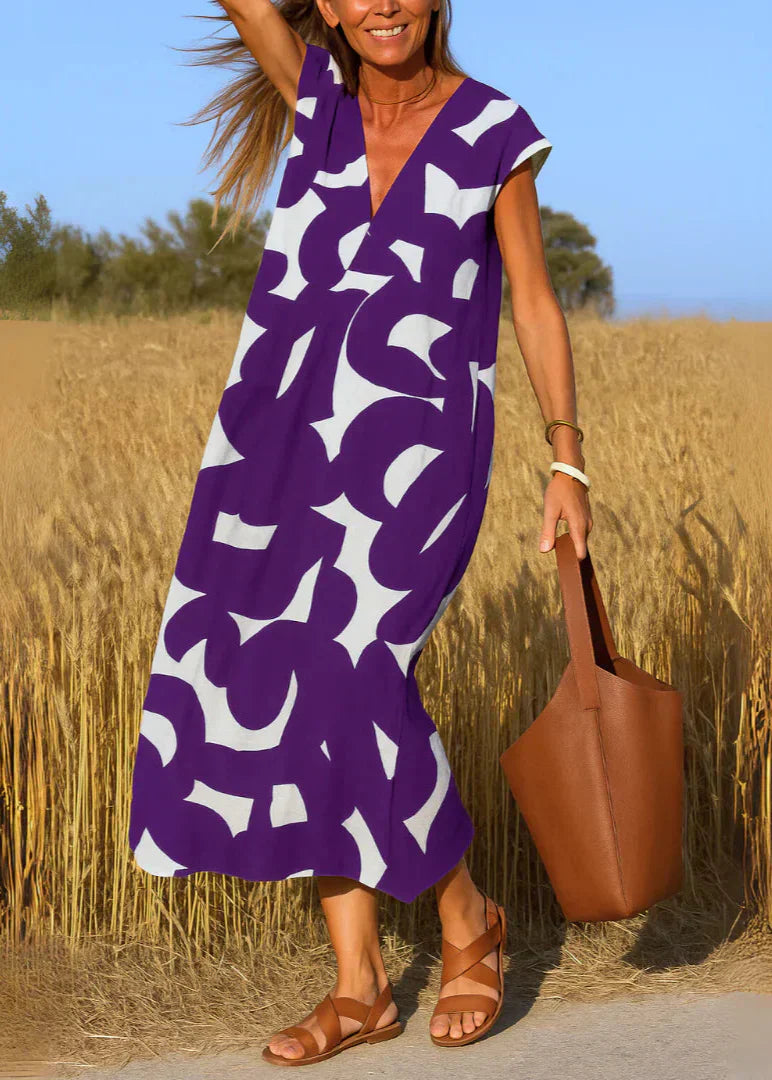 Valé - Robe fluide à col V