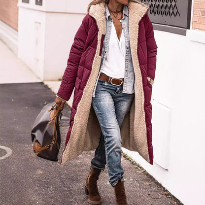 Veste Courte en Coton à Capuche