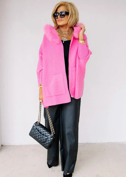 Cardigan à Capuche Chic