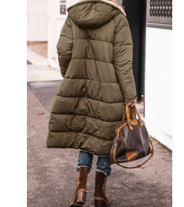 Veste Courte en Coton à Capuche